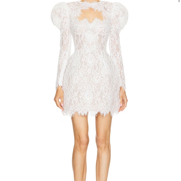 Bronx and Banco Dresses & Skirts - Bronx and Banco White Lace Bolero in White and Mini Dress